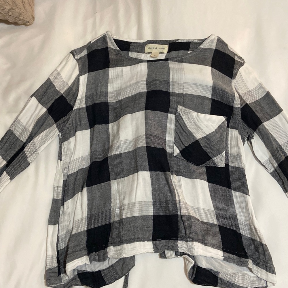 Long Sleeve Plaid Shirt